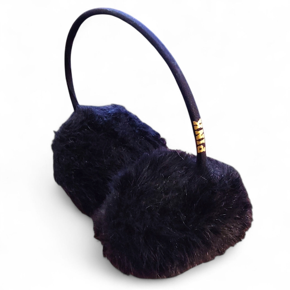 Pink by Victoria Secret Fluffy Ear Muffs